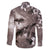 Hawaiian Lei Day Plumeria Humpback Whales Family Matching Mermaid Dress and Hawaiian Shirt Polynesian Art Vibrant Starry Nebula Grayscale Style