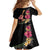 Ukulele mix Polynesian Flower Family Matching Tank Maxi Dress and Hawaiian Shirt Hawaiian Tribal Pattern