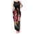 Ukulele mix Polynesian Flower Family Matching Tank Maxi Dress and Hawaiian Shirt Hawaiian Tribal Pattern