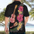 Ukulele mix Polynesian Flower Hawaiian Shirt Hawaiian Tribal Pattern