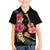 Ukulele mix Polynesian Flower Hawaiian Shirt Hawaiian Tribal Pattern