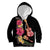 Ukulele mix Polynesian Flower Kid Hoodie Hawaiian Tribal Pattern