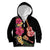 Ukulele mix Polynesian Flower Kid Hoodie Hawaiian Tribal Pattern