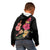 Ukulele mix Polynesian Flower Kid Hoodie Hawaiian Tribal Pattern