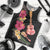 Ukulele mix Polynesian Flower Men Tank Top Hawaiian Tribal Pattern