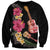 Ukulele mix Polynesian Flower Sweatshirt Hawaiian Tribal Pattern