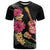 Ukulele mix Polynesian Flower T Shirt Hawaiian Tribal Pattern