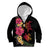 Hawaiian Flower and Tribal Turtle Kid Hoodie Colorful Style