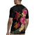 Hawaiian Flower and Tribal Turtle Rugby Jersey Colorful Style