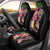 Hawaiian Tropical Plants Turtle and Shark Car Seat Cover Polynesian Art Tattoo