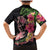 Hawaiian Tropical Plants Turtle and Shark Family Matching Mermaid Dress and Hawaiian Shirt Polynesian Art Tattoo