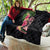 Hawaiian Tropical Plants Turtle and Shark Quilt Polynesian Art Tattoo