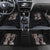 Hawaiian Tropical Plants Turtle and Shark Car Mats Polynesian Art Tattoo Grayscale Color