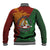 Papua New Guinea East Sepik Province Baseball Jacket Tribal Crocodile Birds of Paradise Melanesian Tattoo
