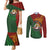 Papua New Guinea East Sepik Province Couples Matching Mermaid Dress and Long Sleeve Button Shirt Tribal Crocodile Birds of Paradise Melanesian Tattoo