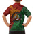 Papua New Guinea East Sepik Province Family Matching Summer Maxi Dress and Hawaiian Shirt Tribal Crocodile Birds of Paradise Melanesian Tattoo