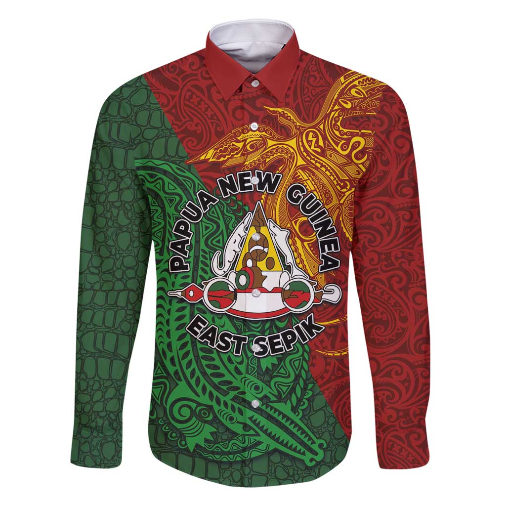 Papua New Guinea East Sepik Province Family Matching Tank Maxi Dress and Hawaiian Shirt Tribal Crocodile Birds of Paradise Melanesian Tattoo