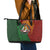 Papua New Guinea East Sepik Province Leather Tote Bag Tribal Crocodile Birds of Paradise Melanesian Tattoo