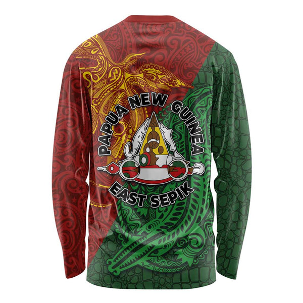 Papua New Guinea East Sepik Province Polynesian Custom Hoodie Tribal Wave Tattoo