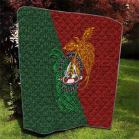 Papua New Guinea East Sepik Province Quilt Tribal Crocodile Birds of Paradise Melanesian Tattoo
