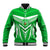 Kimbe Cutters Rugby Baseball Jacket Papua New Guinea Polynesian Tattoo Green Version LT03 Unisex Green - Polynesian Pride