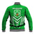 Kimbe Cutters Rugby Baseball Jacket Papua New Guinea Polynesian Tattoo Green Version LT03 - Polynesian Pride