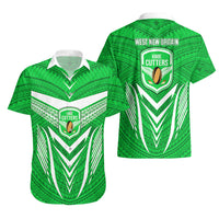 Kimbe Cutters Rugby Hawaiian Shirt Papua New Guinea Polynesian Tattoo Green Version LT03 - Polynesian Pride