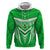 Kimbe Cutters Rugby Hoodie Papua New Guinea Polynesian Tattoo Green Version LT03 Green - Polynesian Pride