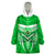 Kimbe Cutters Rugby Wearable Blanket Hoodie Papua New Guinea Polynesian Tattoo Green Version LT03 One Size Green - Polynesian Pride