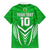 Custom Kimbe Cutters Rugby Family Matching Summer Maxi Dress and Hawaiian Shirt Papua New Guinea Polynesian Tattoo Green Version LT03 - Polynesian Pride