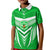 Custom Kimbe Cutters Rugby Kid Polo Shirt Papua New Guinea Polynesian Tattoo Green Version LT03 Kid Green - Polynesian Pride