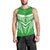Custom Kimbe Cutters Rugby Men Tank Top Papua New Guinea Polynesian Tattoo Green Version LT03 - Polynesian Pride