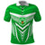 Custom Kimbe Cutters Rugby Polo Shirt Papua New Guinea Polynesian Tattoo Green Version LT03 Green - Polynesian Pride