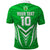 Custom Kimbe Cutters Rugby Polo Shirt Papua New Guinea Polynesian Tattoo Green Version LT03 - Polynesian Pride