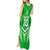 Custom Kimbe Cutters Rugby Tank Maxi Dress Papua New Guinea Polynesian Tattoo Green Version LT03 - Polynesian Pride