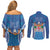 Fiji Day Couples Matching Off Shoulder Short Dress and Long Sleeve Button Shirt Fijian Masi Tribal Hibiscus Tattoo and Tapa Pattern