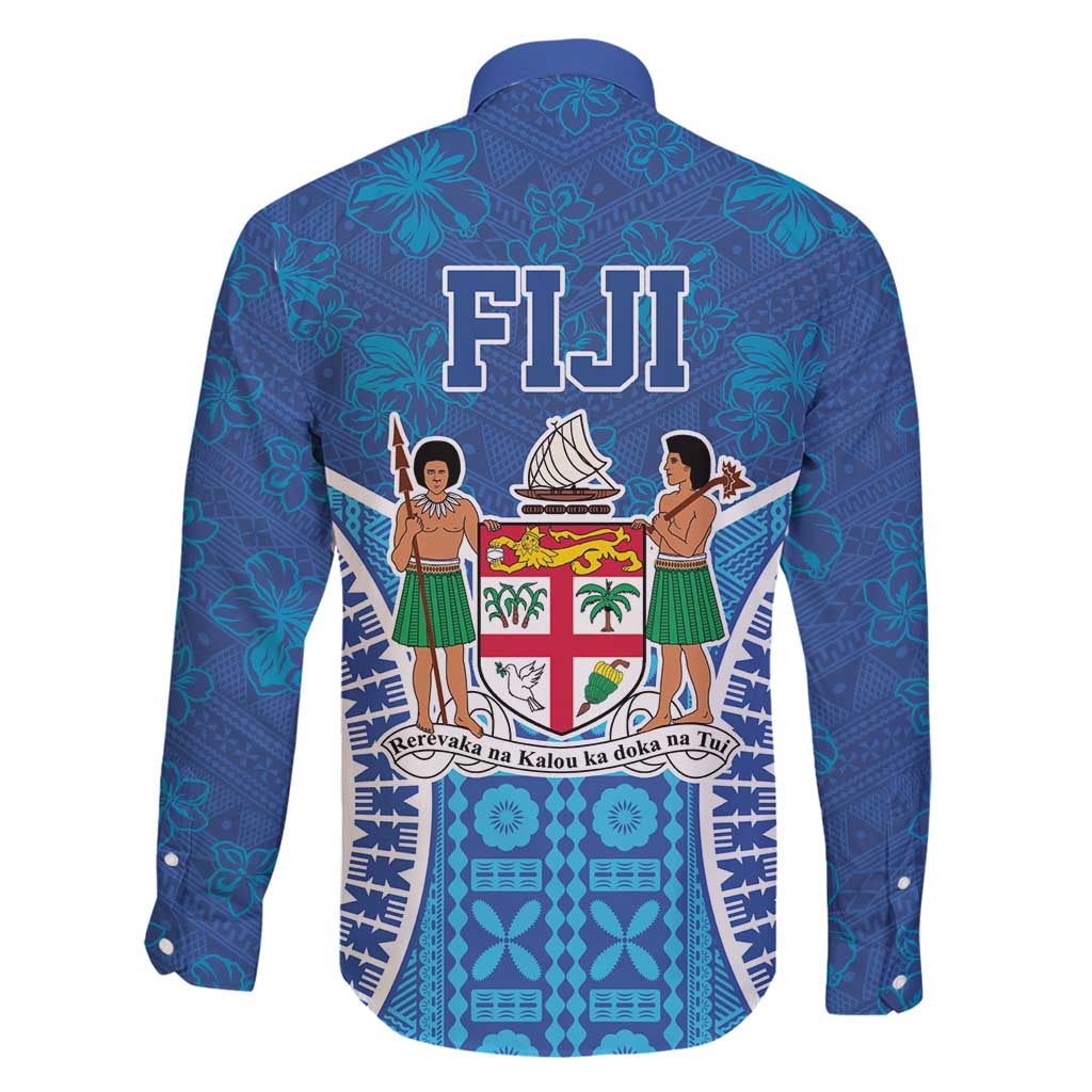 Fiji Day Family Matching Mermaid Dress and Hawaiian Shirt Fijian Masi Tribal Hibiscus Tattoo and Tapa Pattern LT03 - Polynesian Pride