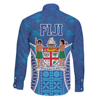 Fiji Day Family Matching Summer Maxi Dress and Hawaiian Shirt Fijian Masi Tribal Hibiscus Tattoo and Tapa Pattern LT03 - Polynesian Pride