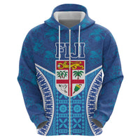 Fiji Day Hoodie Fijian Masi Tribal Hibiscus Tattoo and Tapa Pattern LT03 - Polynesian Pride