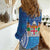 Fiji Day Women Casual Shirt Fijian Masi Tribal Hibiscus Tattoo and Tapa Pattern