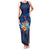 Polynesian Scuba Diving Family Matching Tank Maxi Dress and Hawaiian Shirt Honu with Hibiscus and Plumeria Flower and Tapa Tribal Pattern