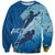 Polynesian Scuba Diving Sweatshirt Beauty Corals with Underwater and Polynesian Pattern
