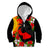 Hawaii Maui Island Kid Hoodie Maui Map With Tropical Forest Sunset Vibe LT03 - Polynesian Pride