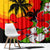 Hawaii Maui Island Window Curtain Maui Map With Tropical Forest Sunset Vibe LT03 - Polynesian Pride