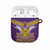 Rugby Niue AirPods Case Hiapo Tribal Heritage Tattoos Purple Color - Polynesian Pride