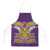 Rugby Niue Apron Hiapo Tribal Heritage Tattoos Purple Color - Polynesian Pride