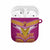 Rugby Niue AirPods Case Hiapo Tribal Heritage Tattoos Pink Color - Polynesian Pride
