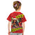 Hawaii Christmas Kid T Shirt Hula Girl Hibiscus With Hawaiian Style Tribal Fabric Patchwork LT03 - Polynesian Pride