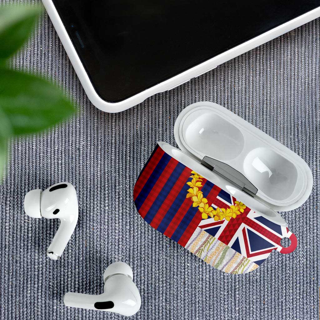 Hawaiian Tropical Plants Lei AirPods Case National Flag Style LT03 - Polynesian Pride