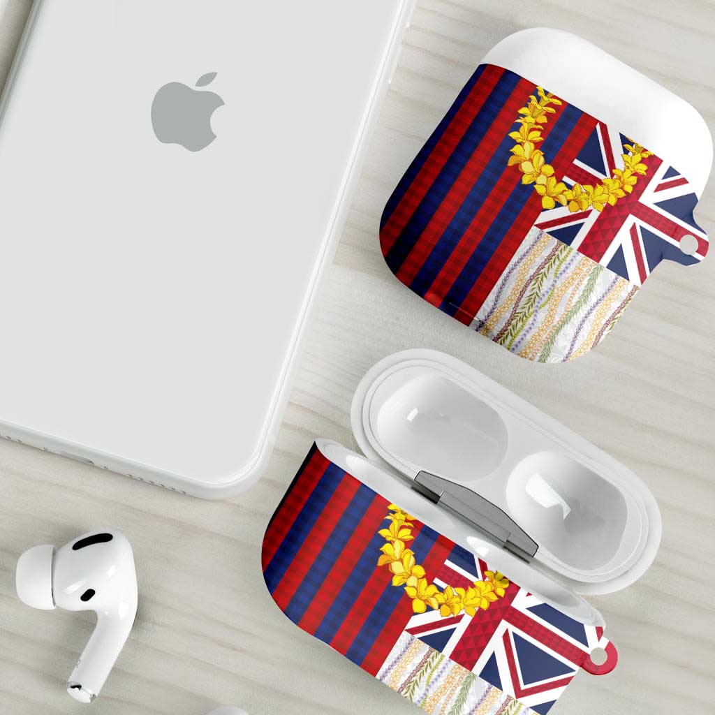 Hawaiian Tropical Plants Lei AirPods Case National Flag Style LT03 - Polynesian Pride